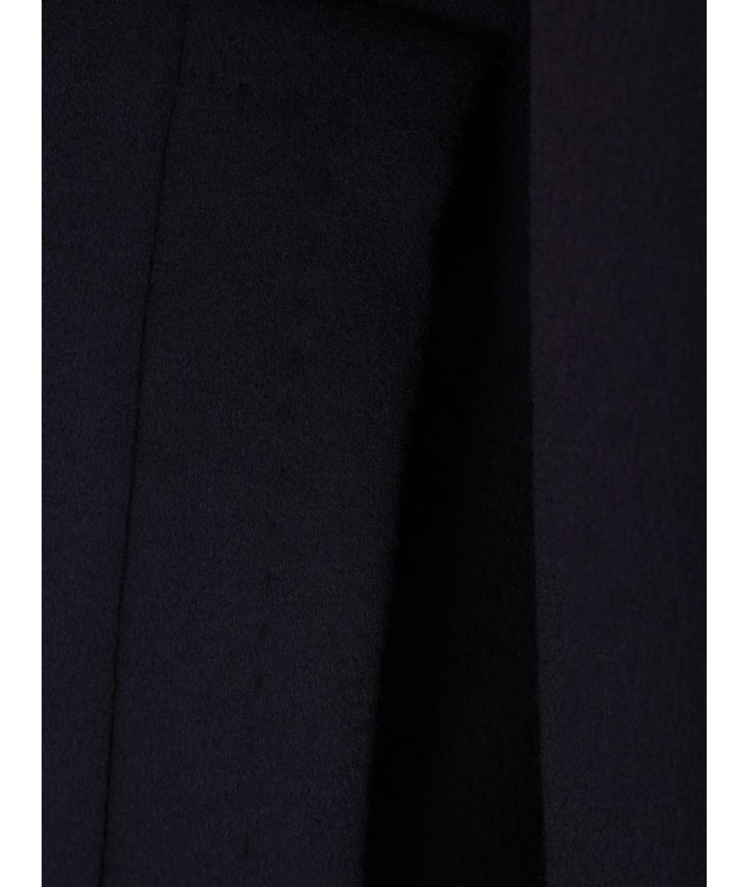MAX MARA Темно-синее шерстяное пальто, фото 8