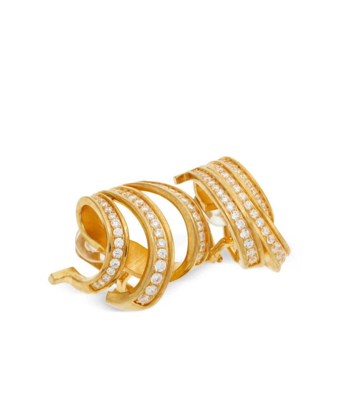 FERRAGAMO Золотые латунные серьги, фото 1