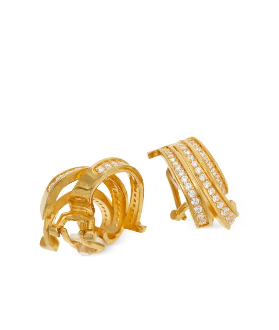 FERRAGAMO Золотые латунные серьги, фото 3