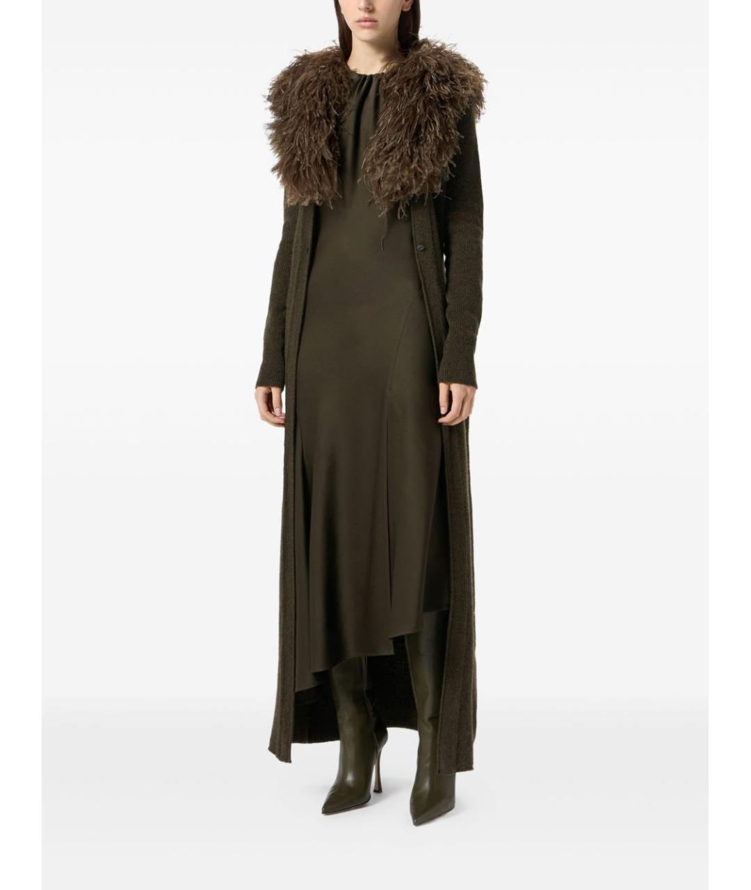 BLUMARINE Зеленые повседневное платье, фото 2