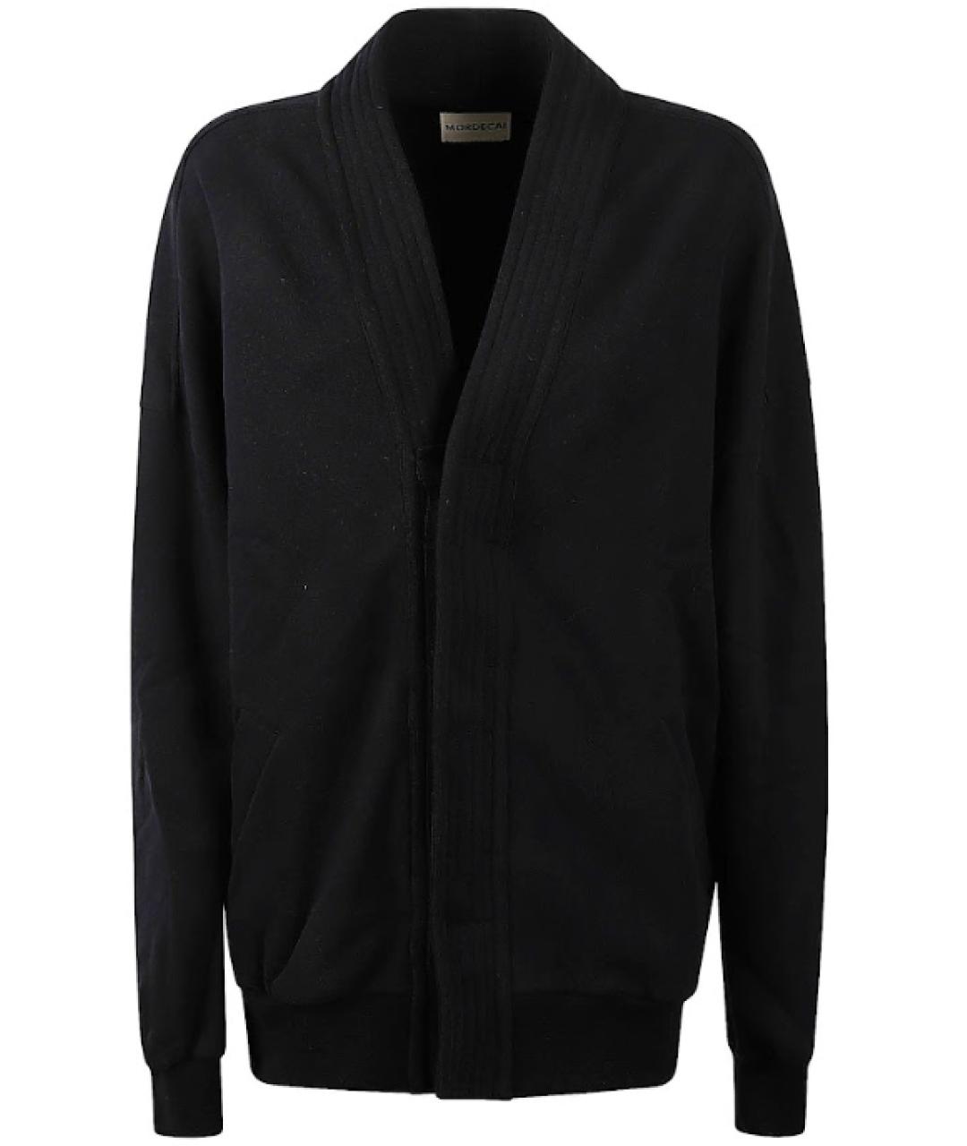 MORDECAI Черное хлопковое повседневное платье, фото 1