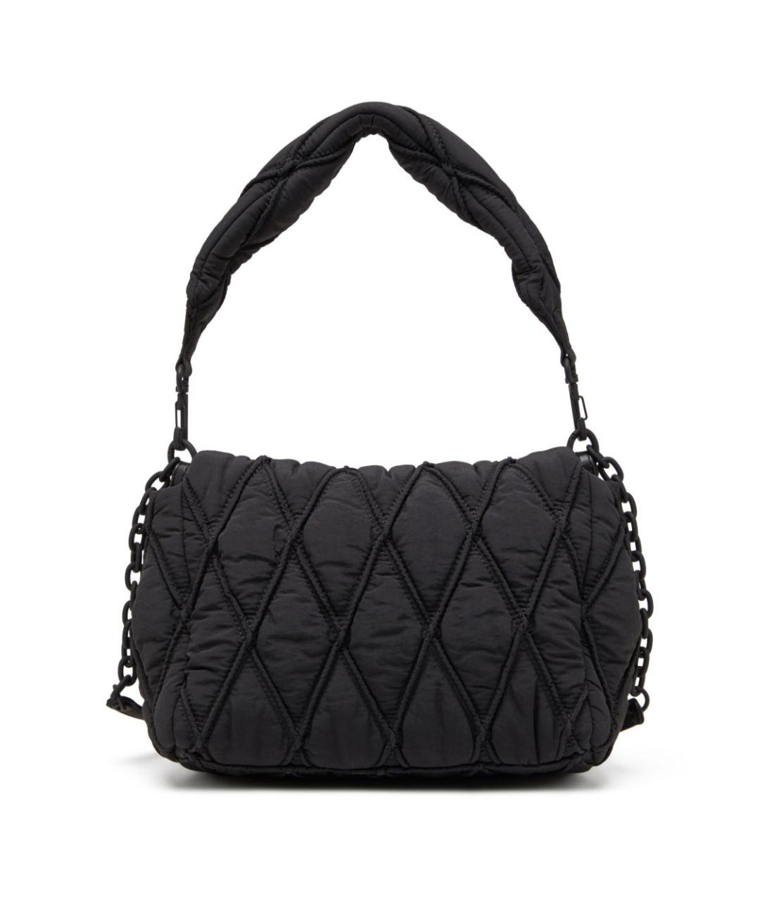 DIESEL Черная тканевая сумка через плечо, фото 2