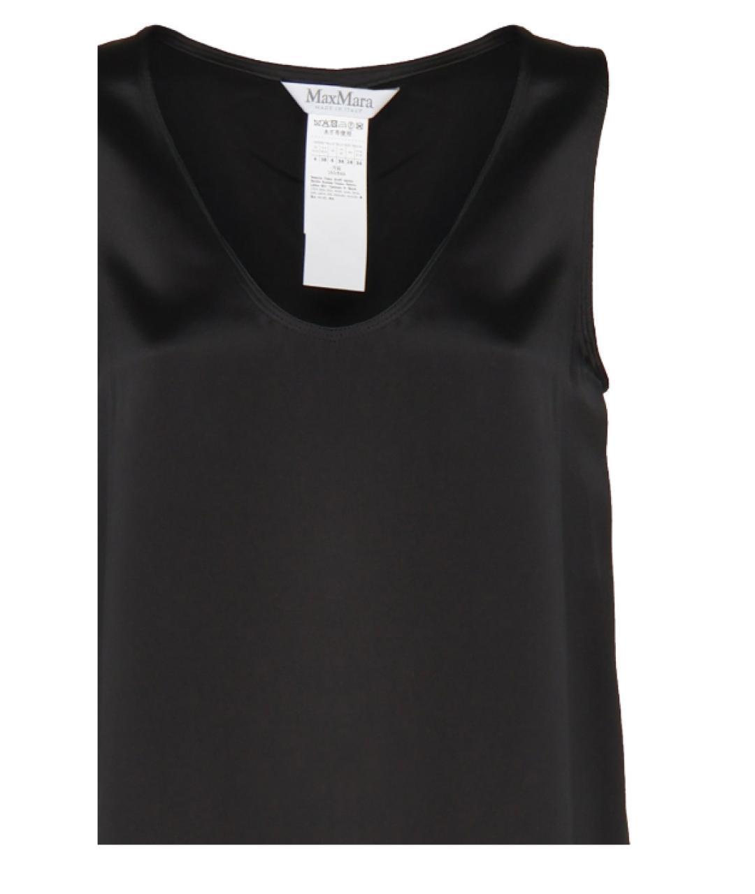 MAX MARA Шелковая майка, фото 3