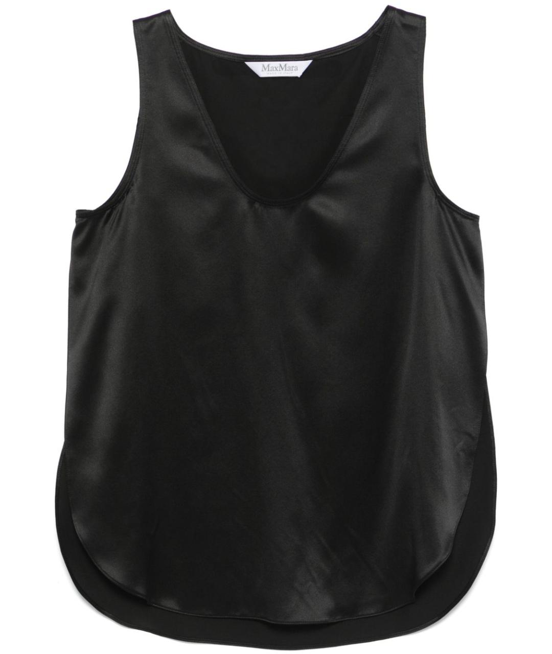MAX MARA Шелковая майка, фото 4