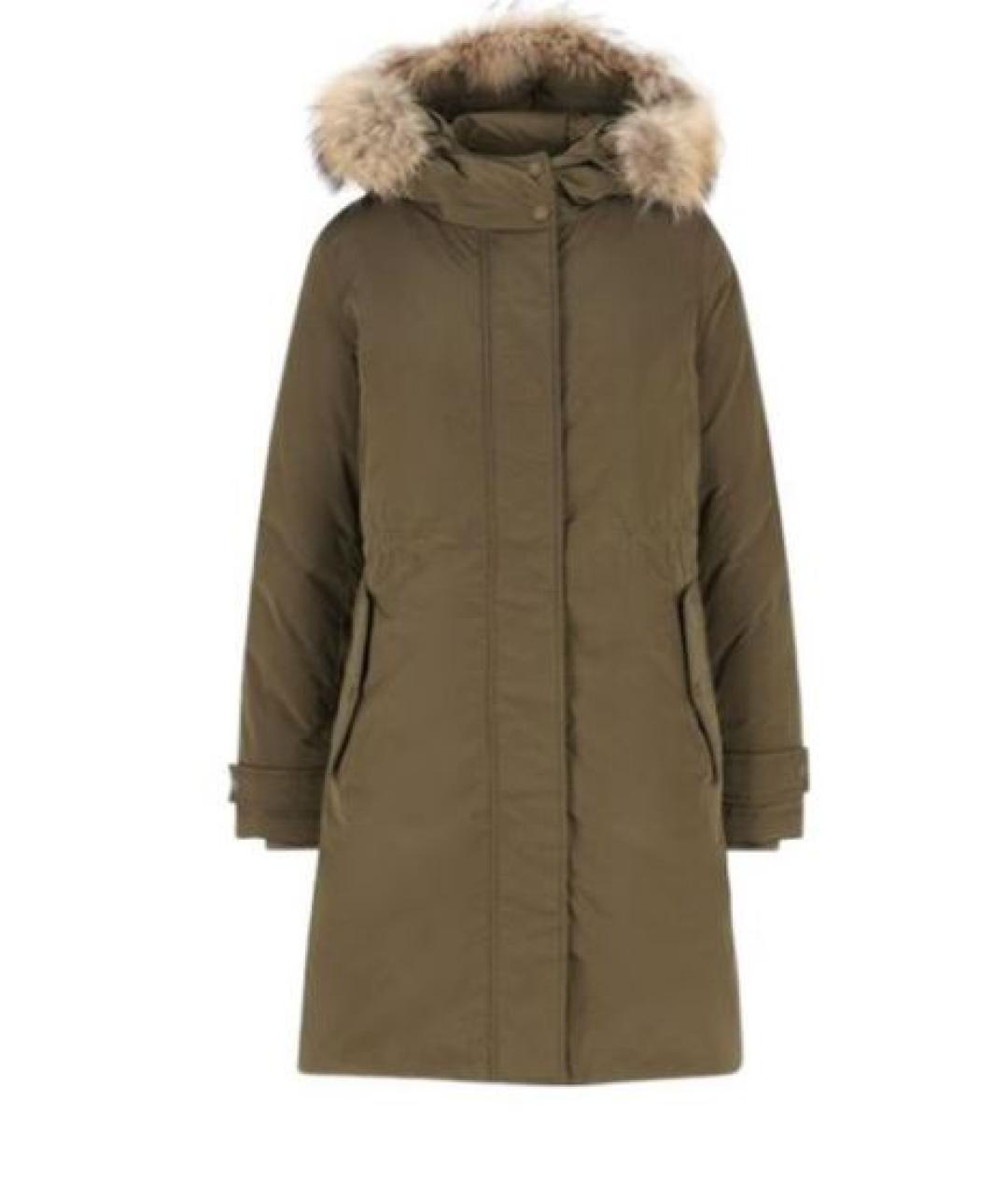 WOOLRICH Зеленая полиэстеровая парка, фото 1