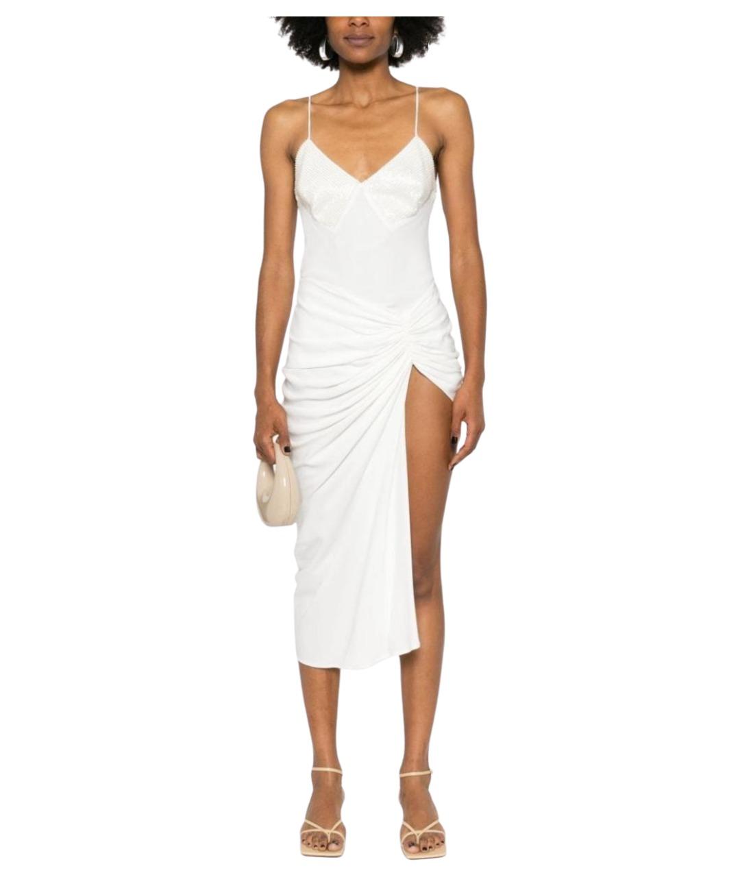 MAX MARA Белая шелковая майка, фото 3