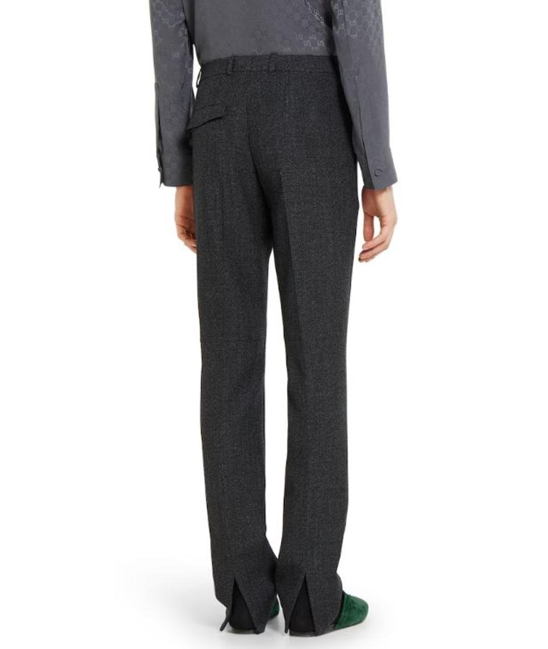 GUCCI Серые повседневные брюки, фото 2