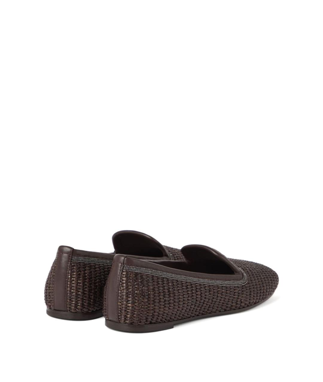BRUNELLO CUCINELLI Коричневые лоферы, фото 2