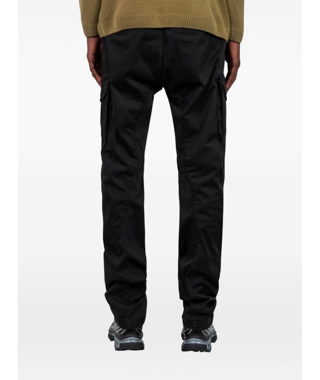 CP COMPANY Черные хлопковые повседневные брюки, фото 2