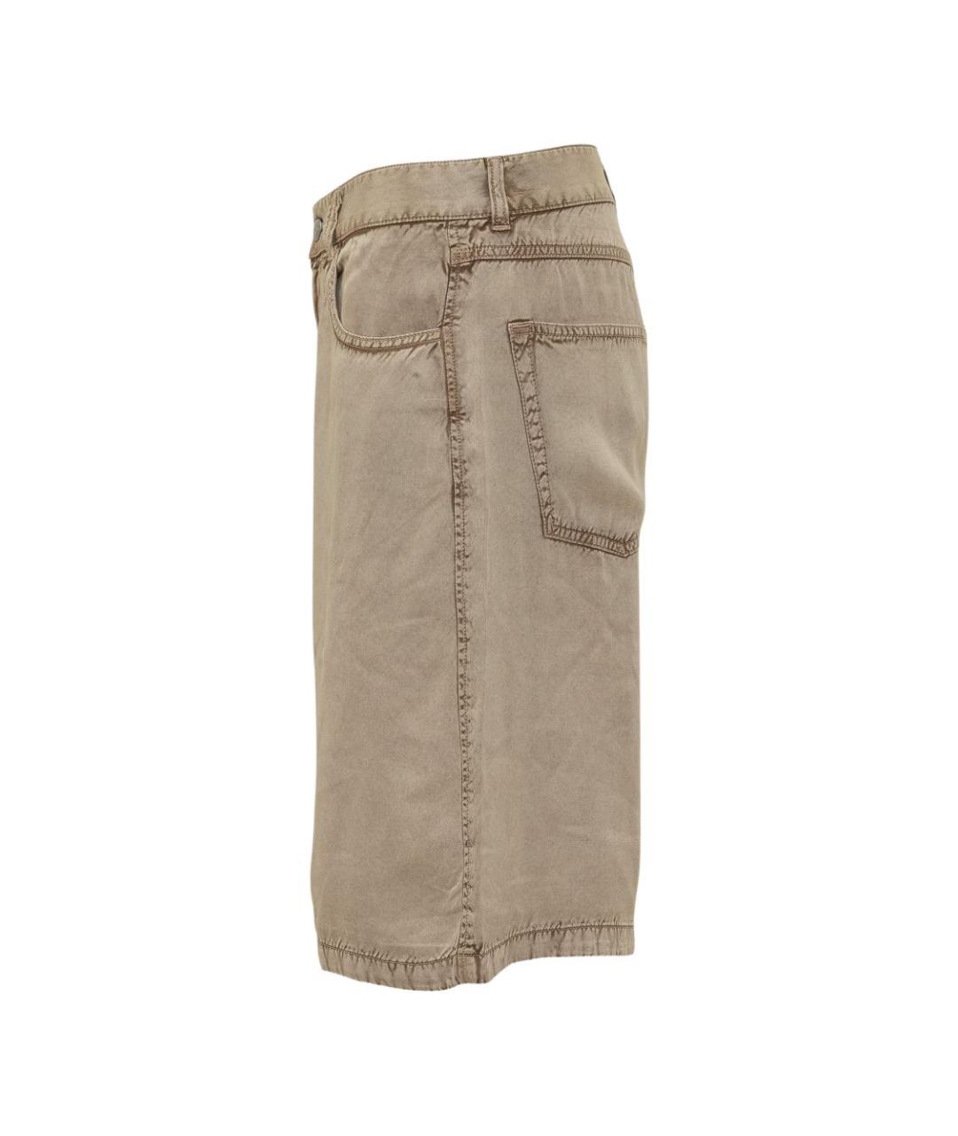 DIESEL Бежевые вискозные шорты, фото 2