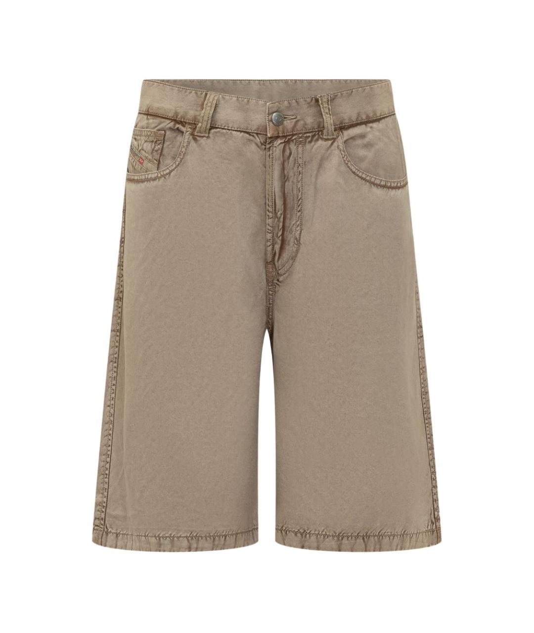 DIESEL Бежевые вискозные шорты, фото 1
