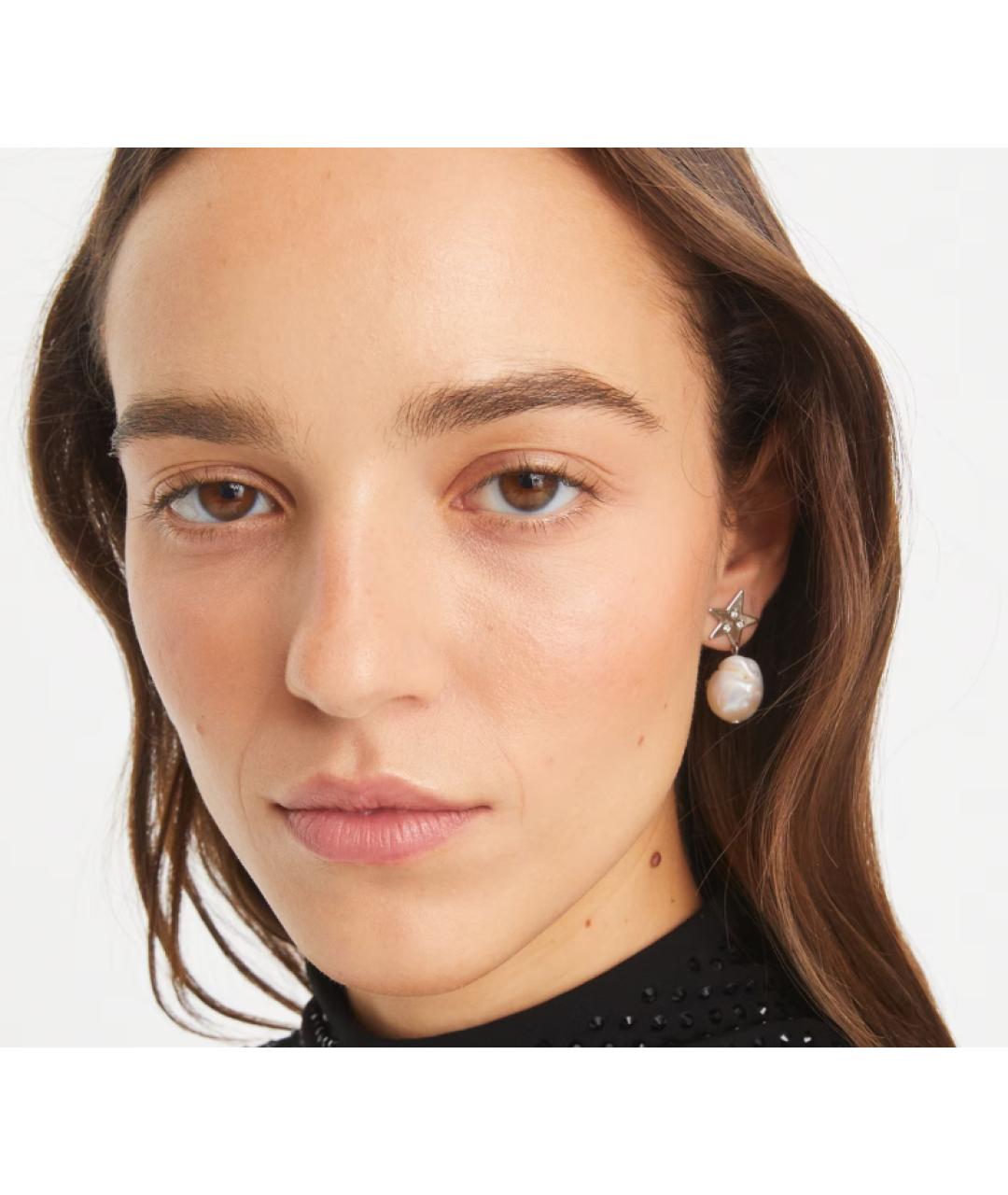 TORY BURCH Серебряные жемчужные серьги, фото 2