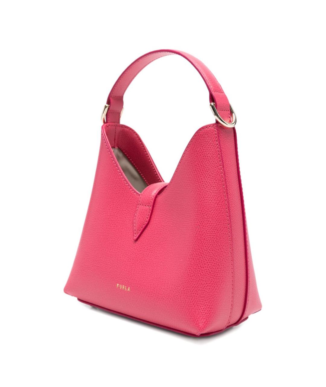 FURLA Фуксия кожаная сумка тоут, фото 4