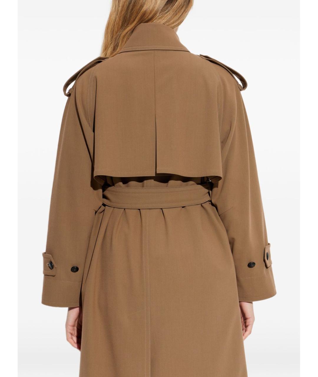MAX MARA Коричневый тренч/плащ, фото 5