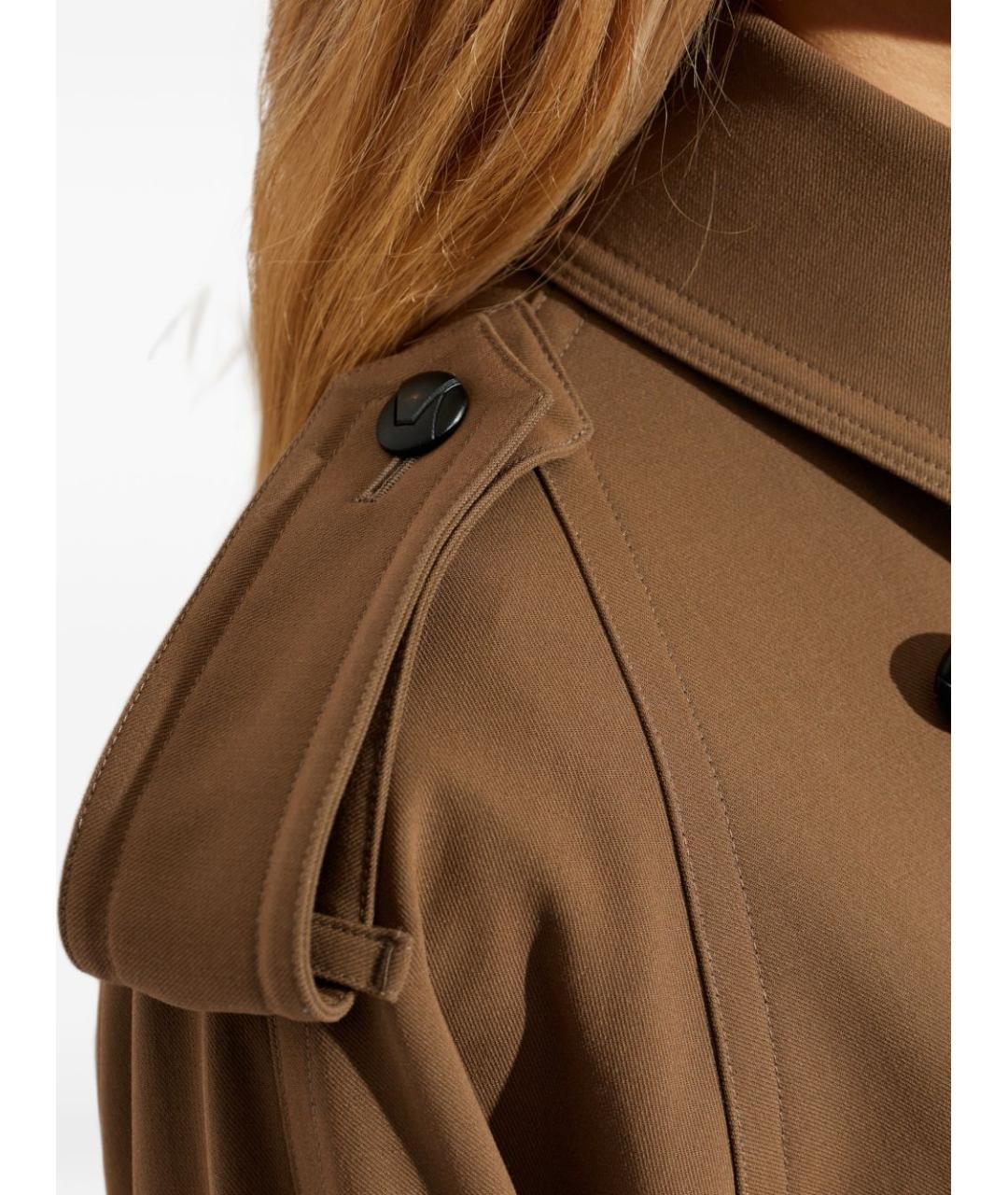 MAX MARA Коричневый тренч/плащ, фото 3