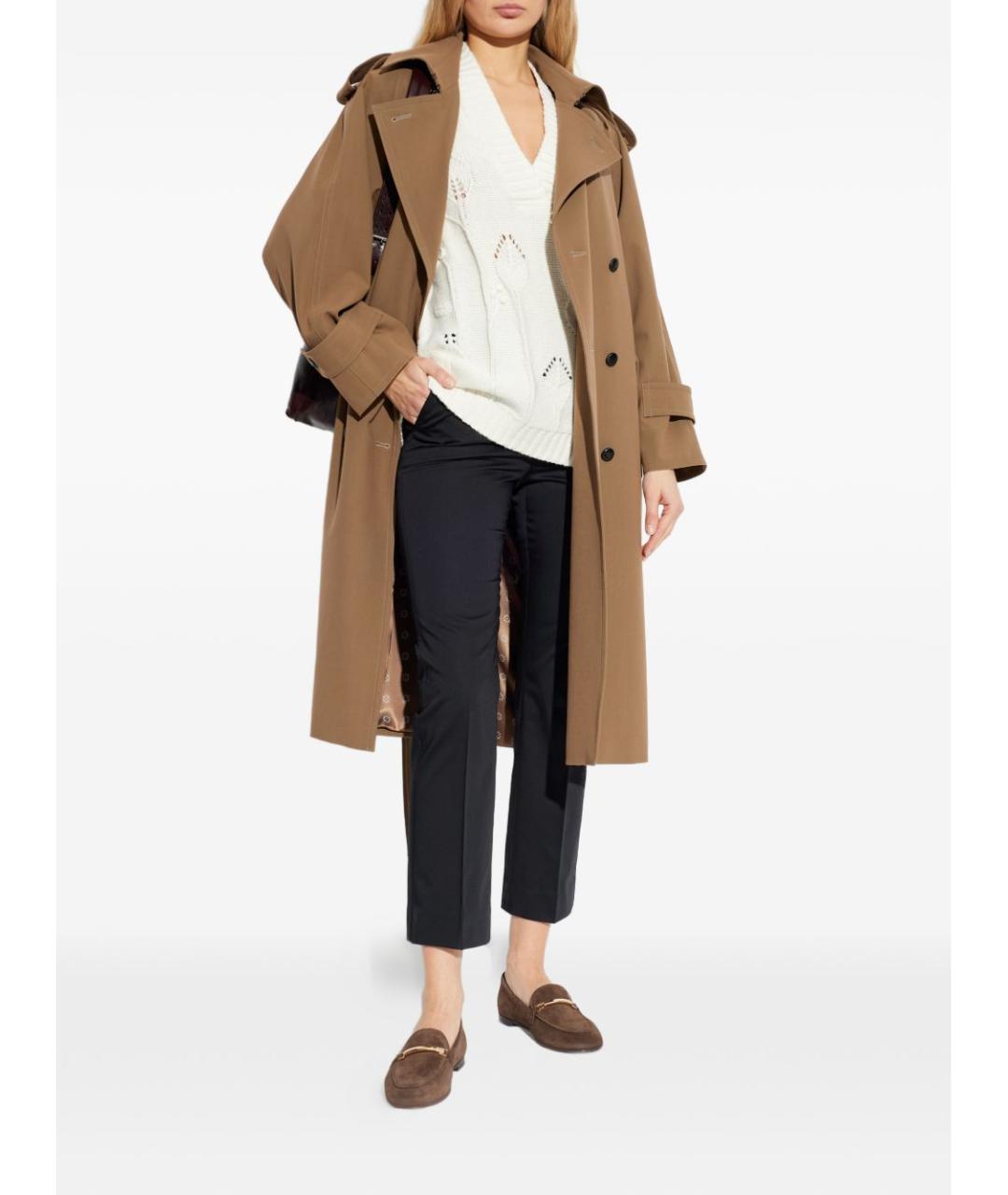 MAX MARA Коричневый тренч/плащ, фото 2