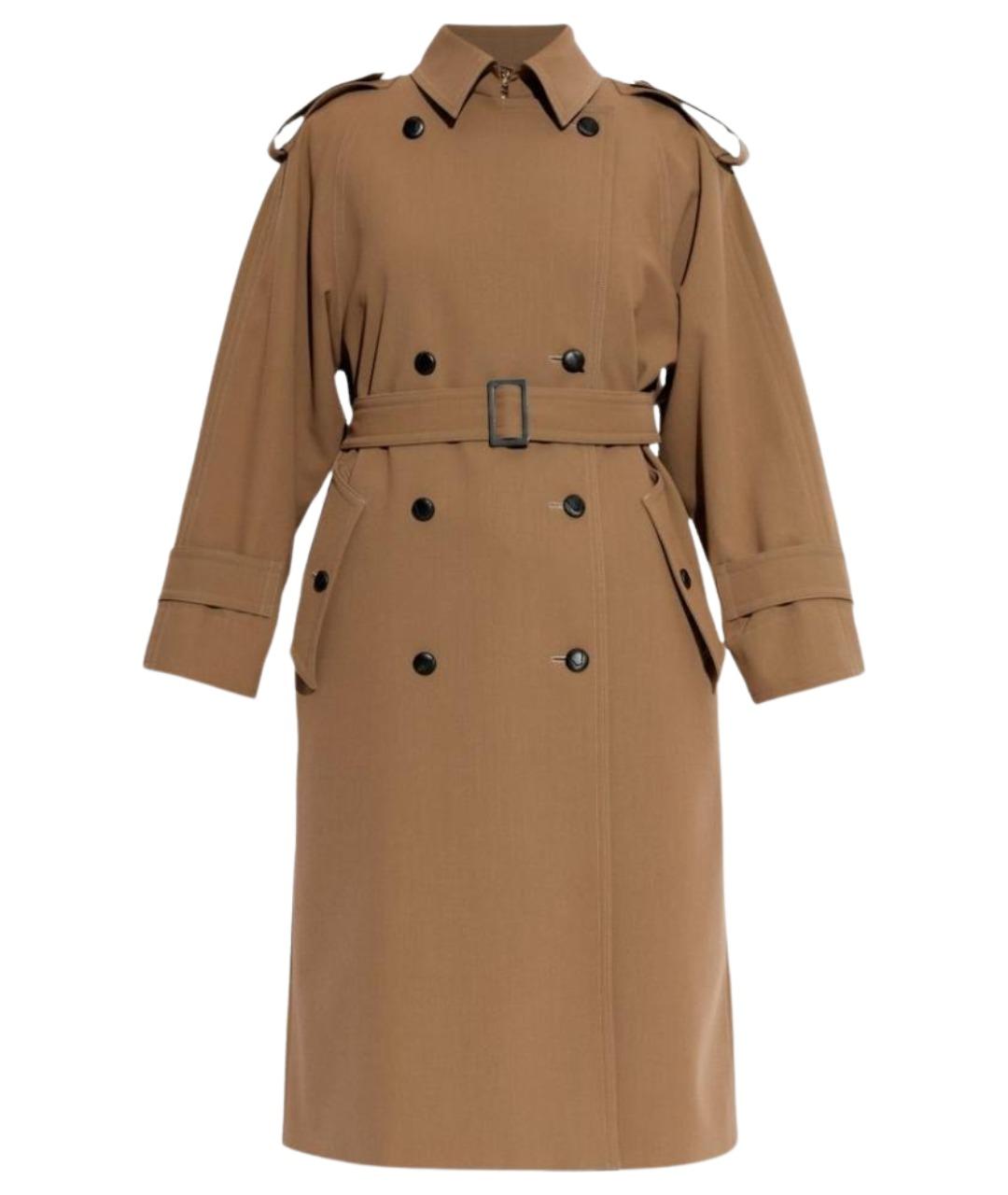 MAX MARA Коричневый тренч/плащ, фото 1