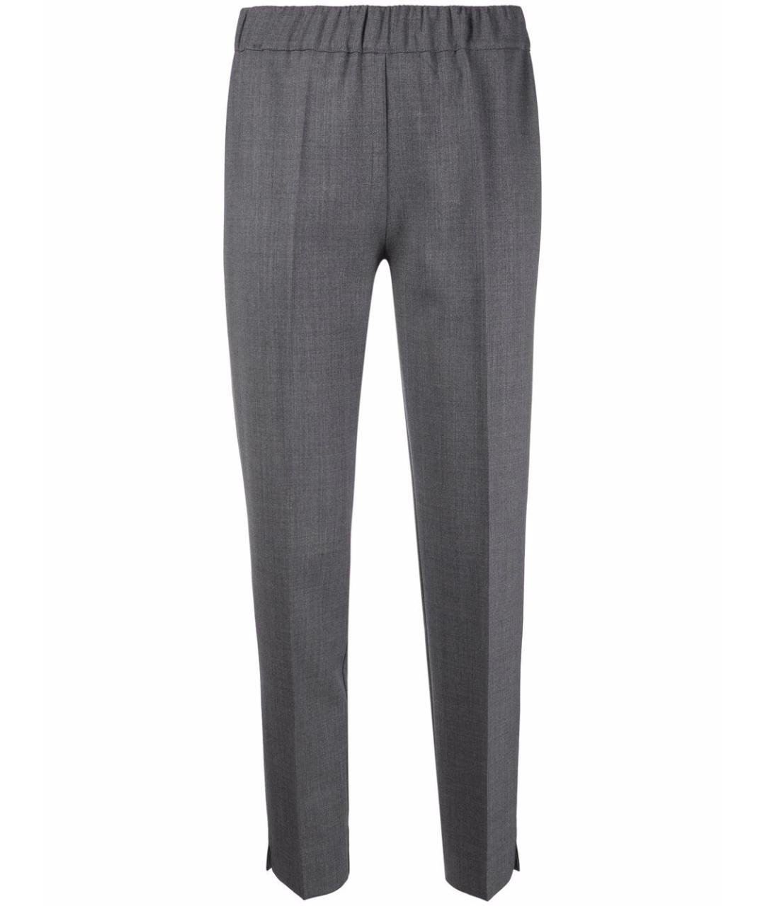 D.EXTERIOR Серые шерстяные брюки узкие, фото 1