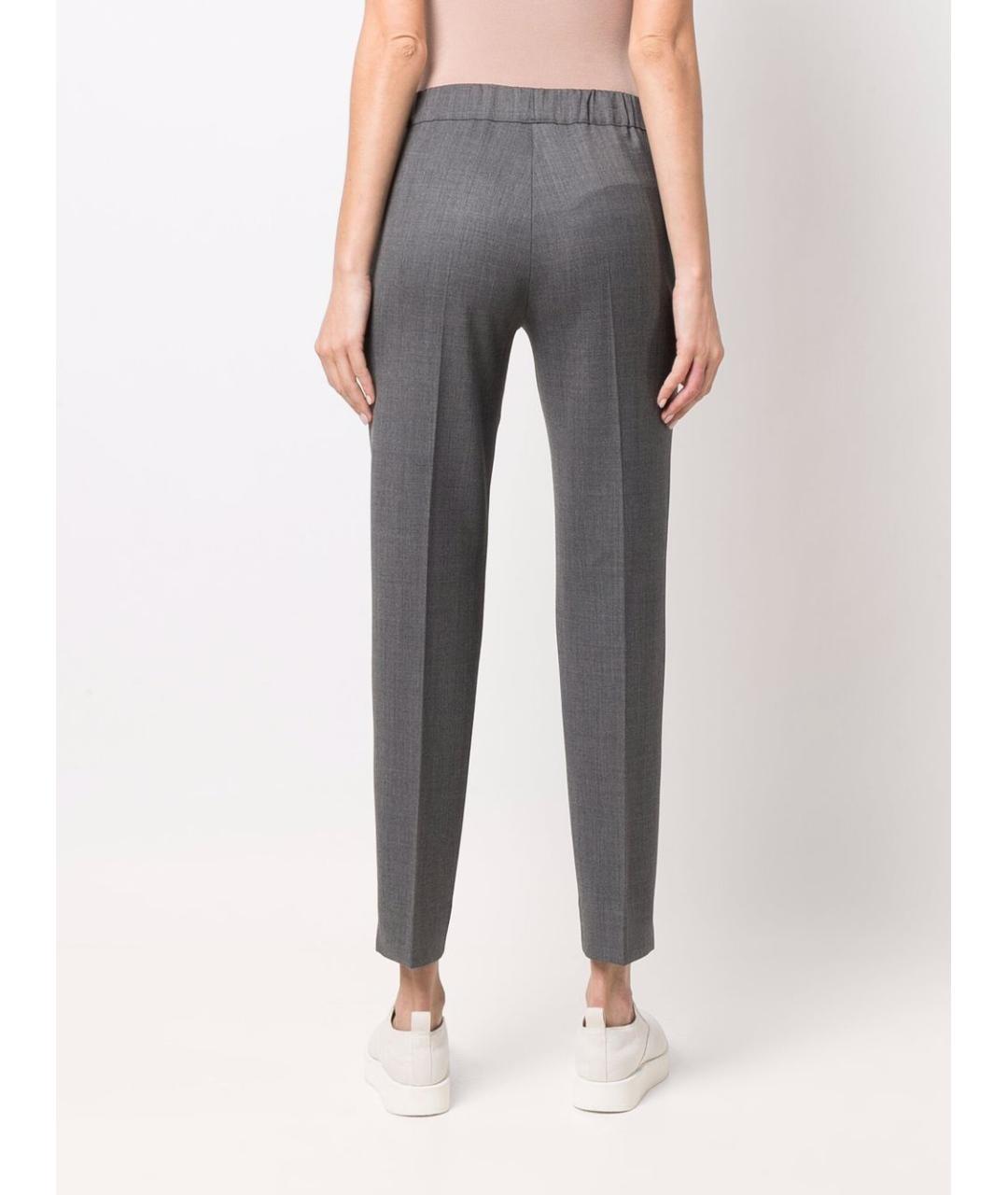 D.EXTERIOR Серые шерстяные брюки узкие, фото 5