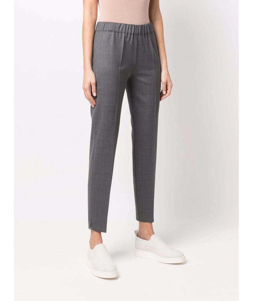 D.EXTERIOR Серые шерстяные брюки узкие, фото 2