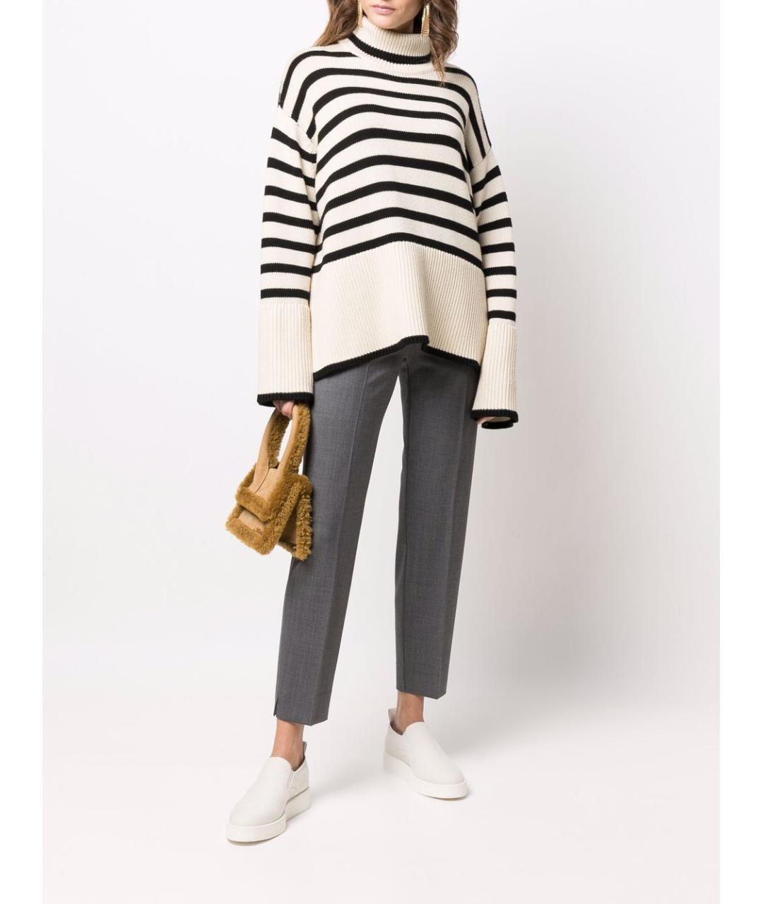 D.EXTERIOR Серые шерстяные брюки узкие, фото 4