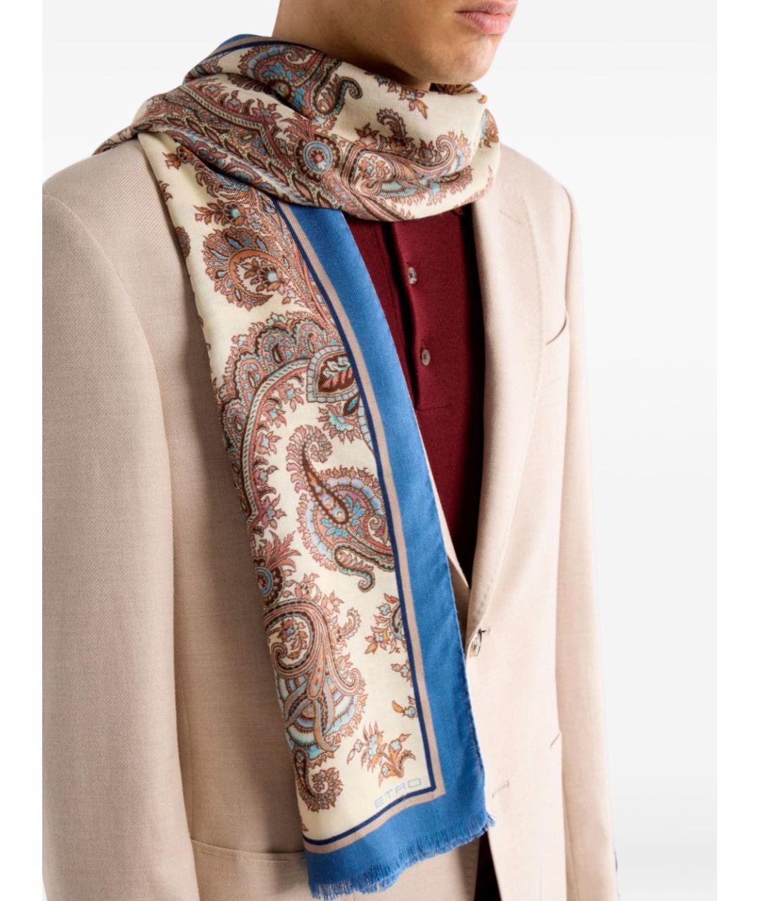 ETRO Мульти кашемировый шарф, фото 2