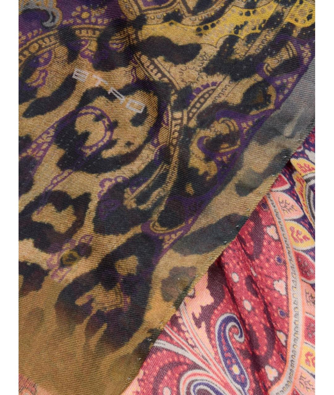 ETRO Мульти шерстяной шарф, фото 2