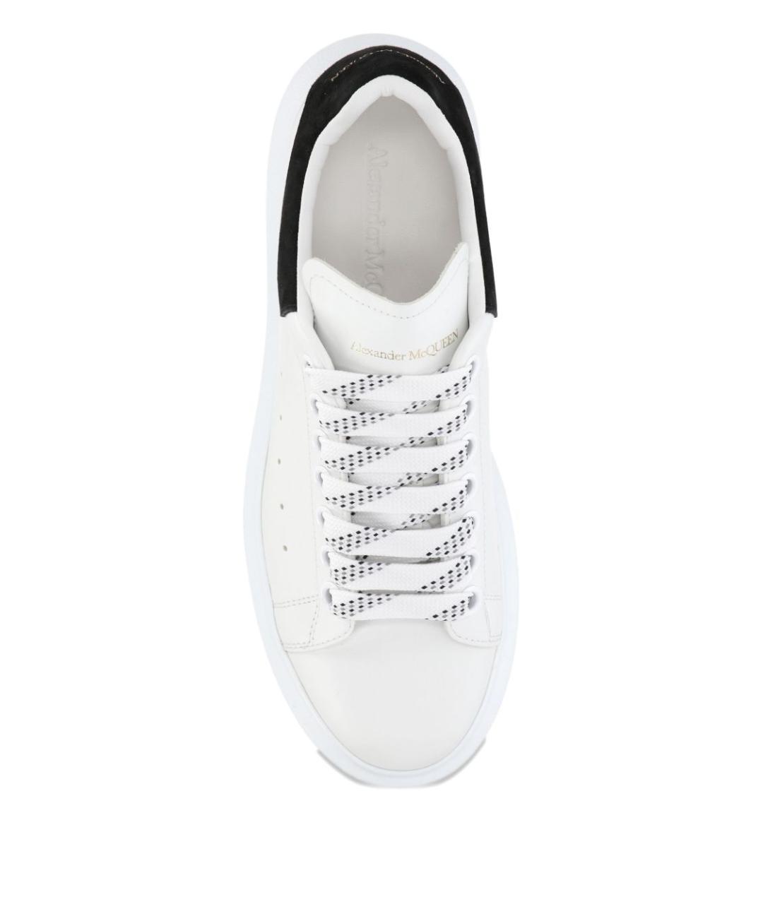 ALEXANDER MCQUEEN Белые кожаные кеды, фото 2