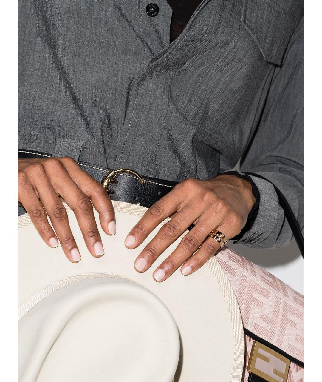 TORY BURCH Золотое металлическое кольцо, фото 4