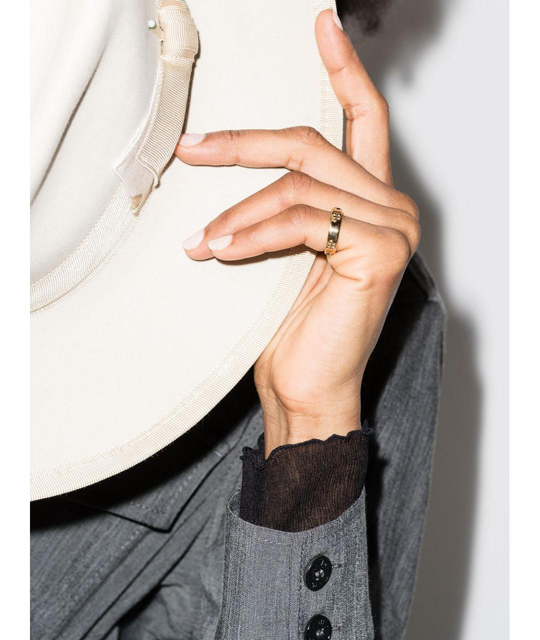 TORY BURCH Золотое металлическое кольцо, фото 6