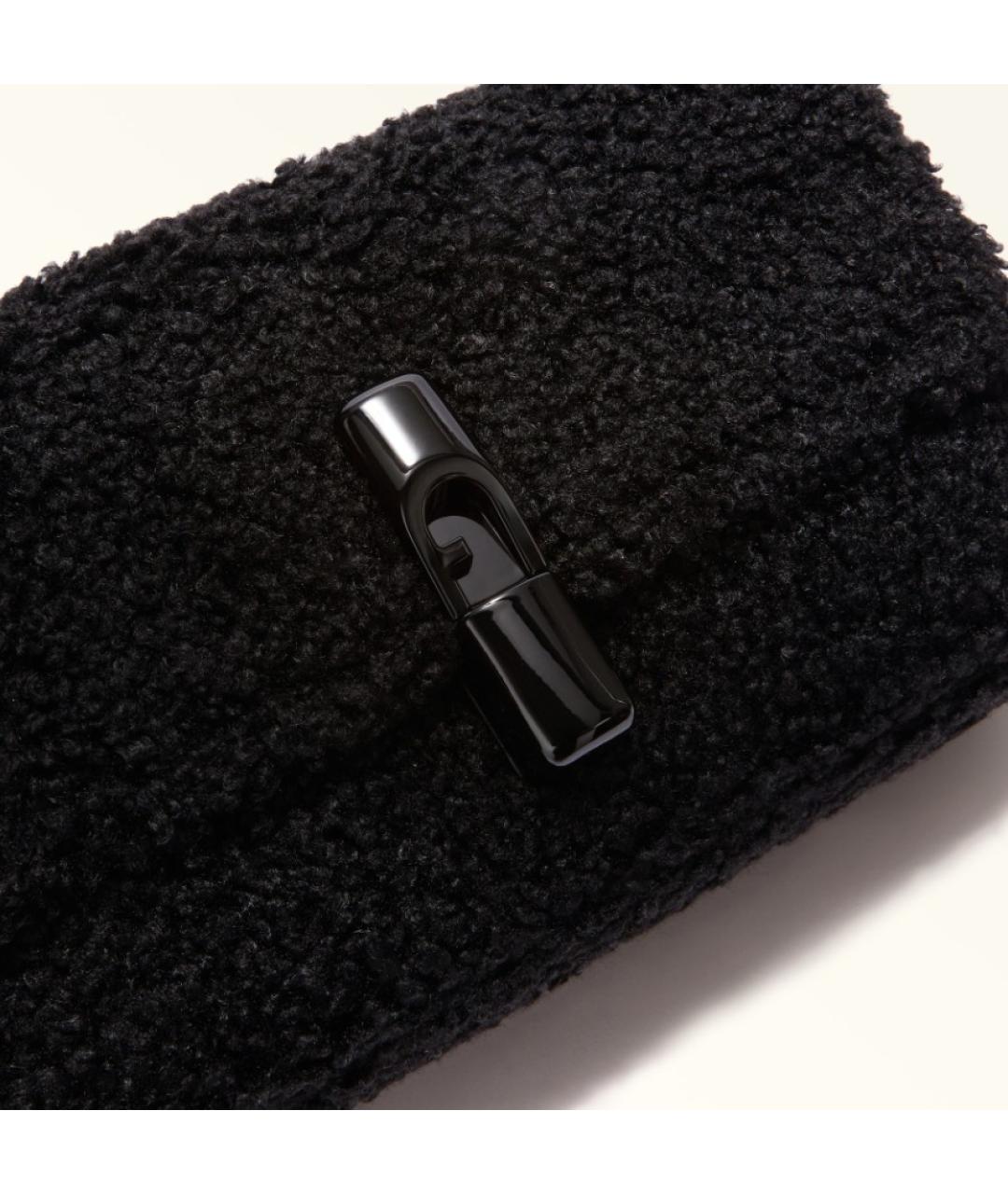 FURLA Черная сумка через плечо, фото 5