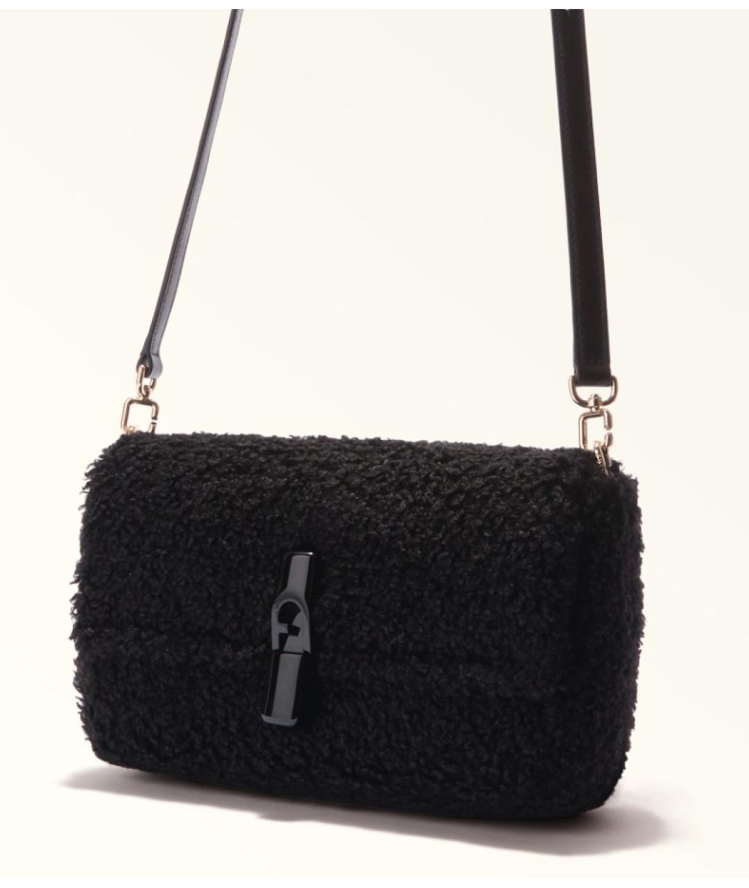 FURLA Черная сумка через плечо, фото 6