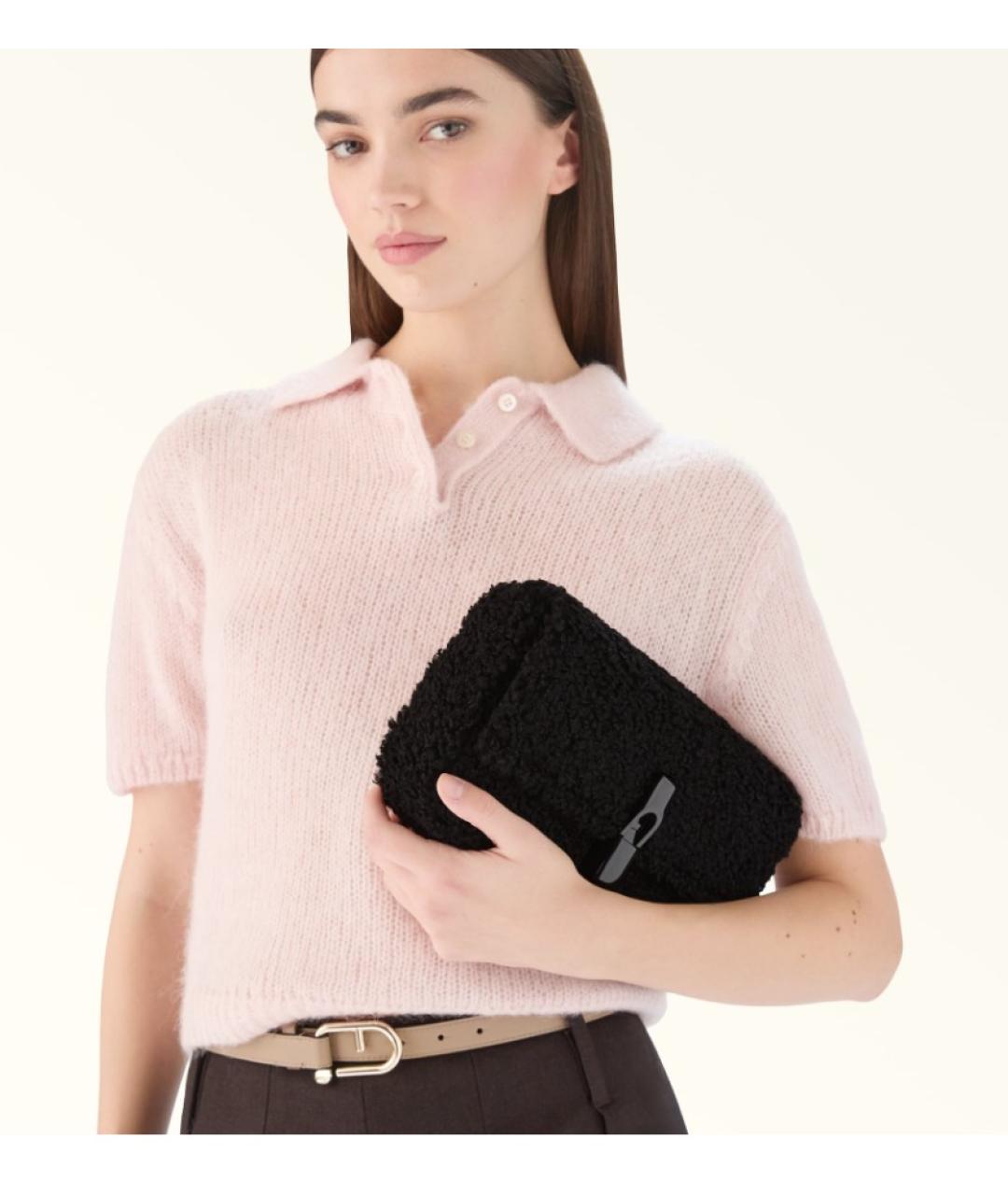 FURLA Черная сумка через плечо, фото 7