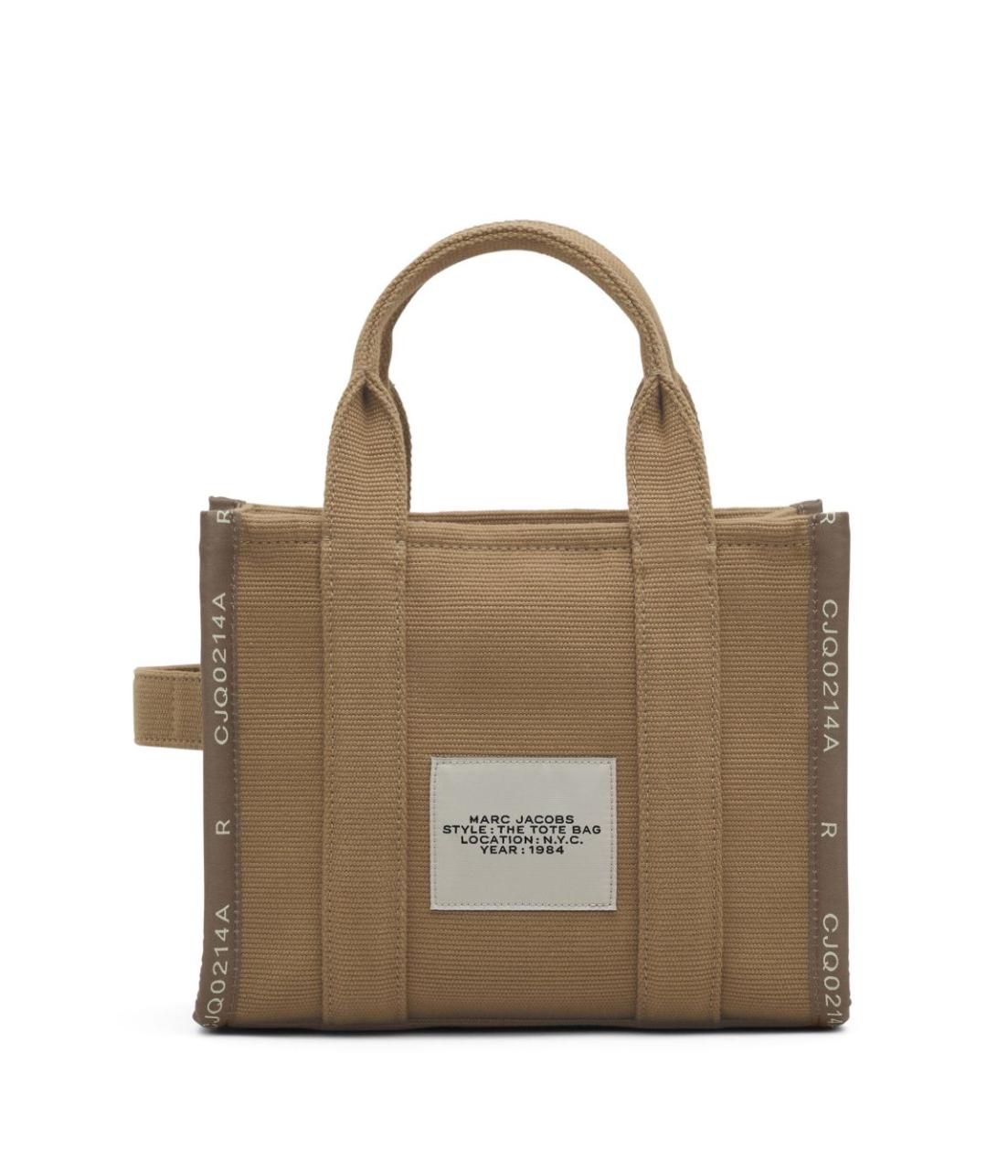 MARC JACOBS Бежевая тканевая сумка тоут, фото 2