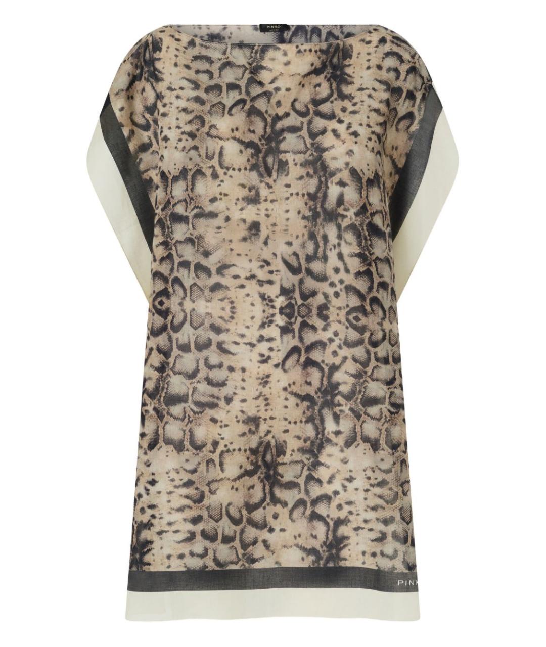 PINKO Бежевый хлопковый жилет, фото 1