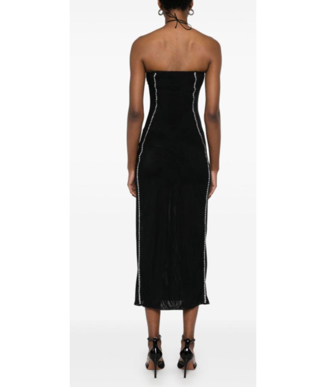 OSEREE Черное полиэстеровое коктейльное платье, фото 3