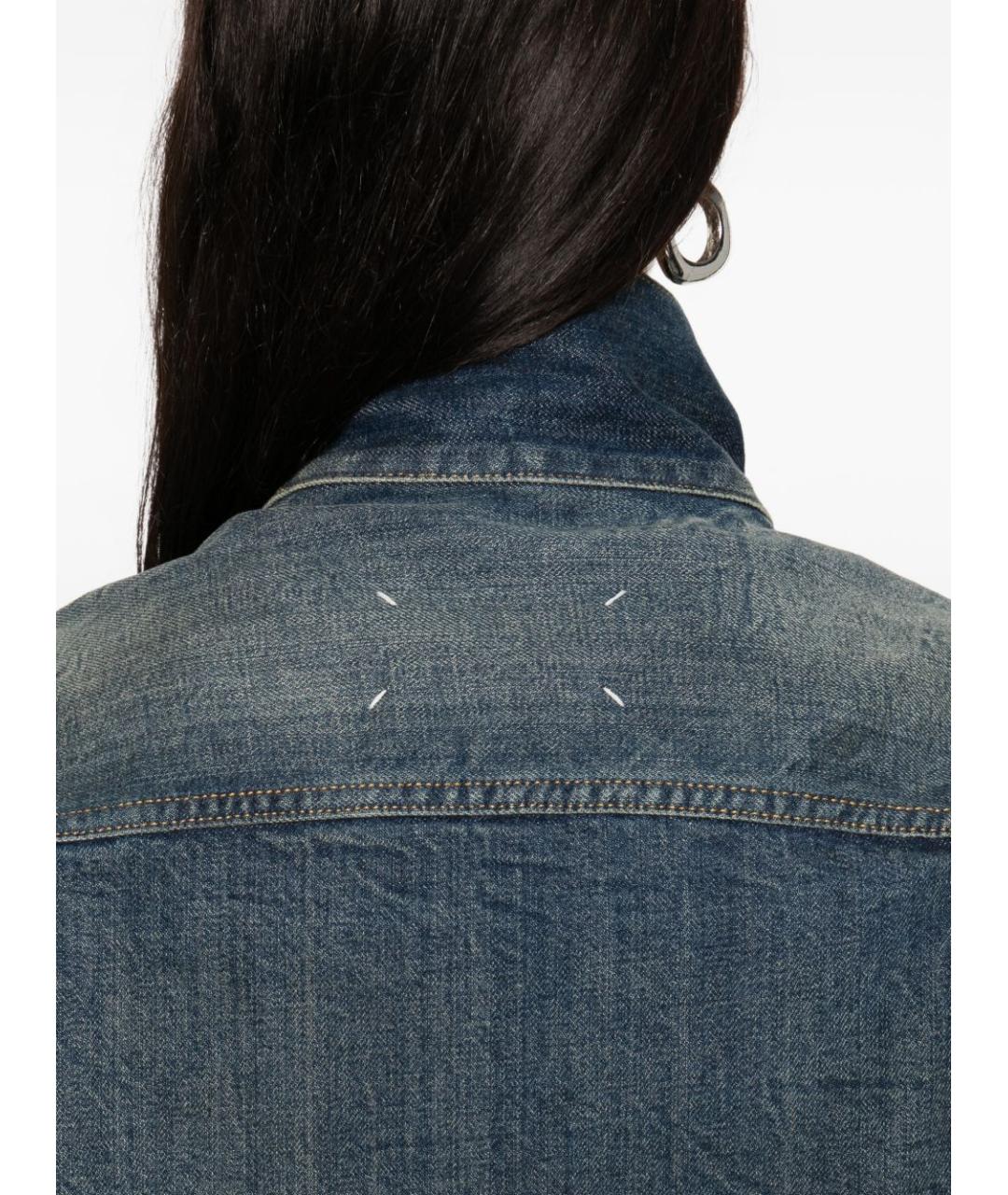 MAISON MARGIELA Синяя хлопковая куртка, фото 6