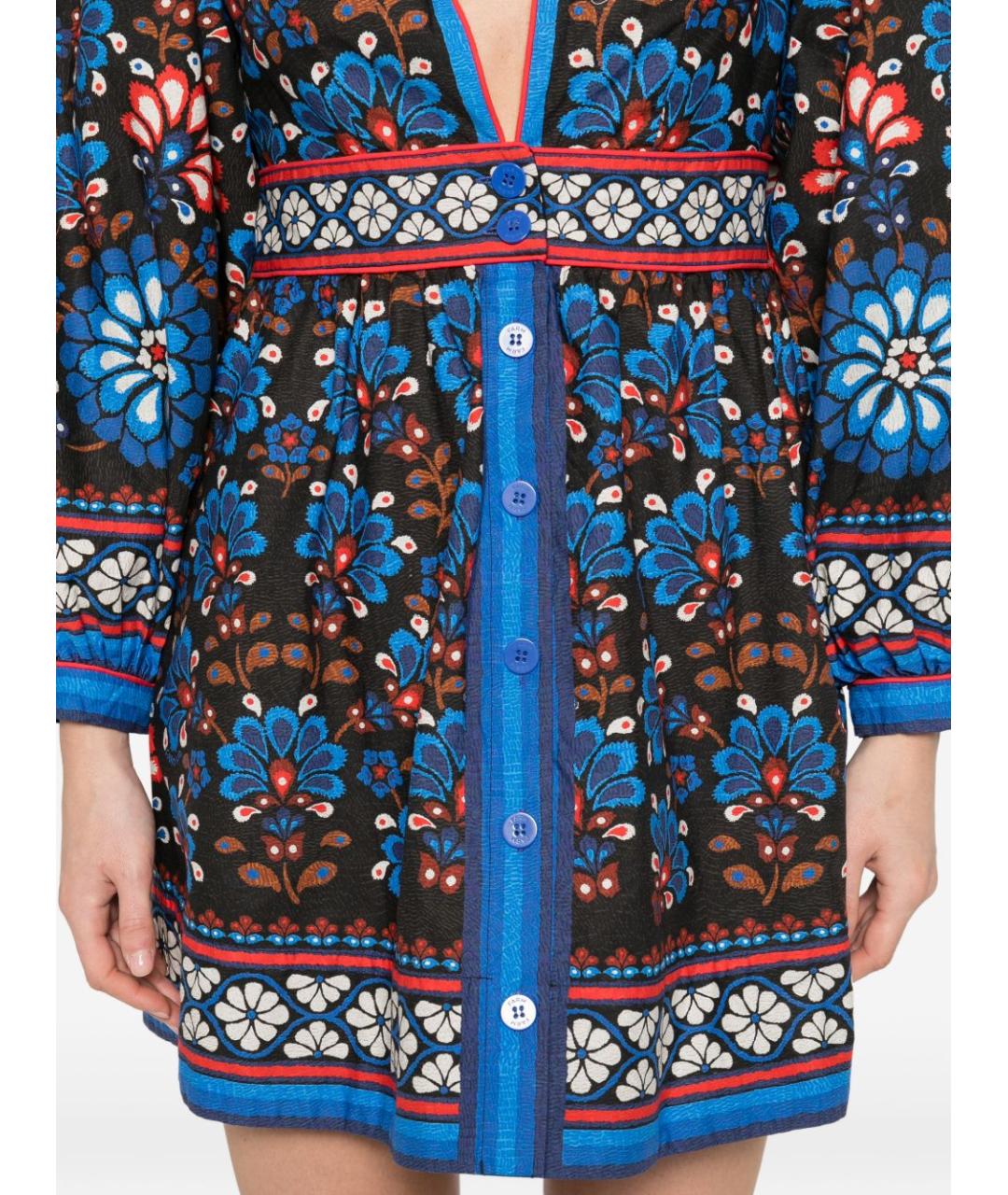 FARM RIO Мульти хлопковое повседневное платье, фото 3