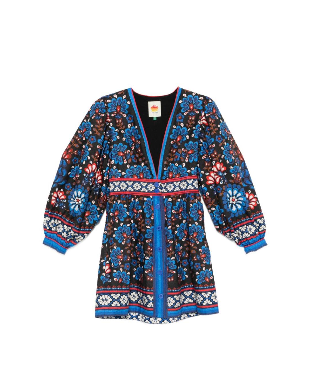 FARM RIO Мульти хлопковое повседневное платье, фото 1