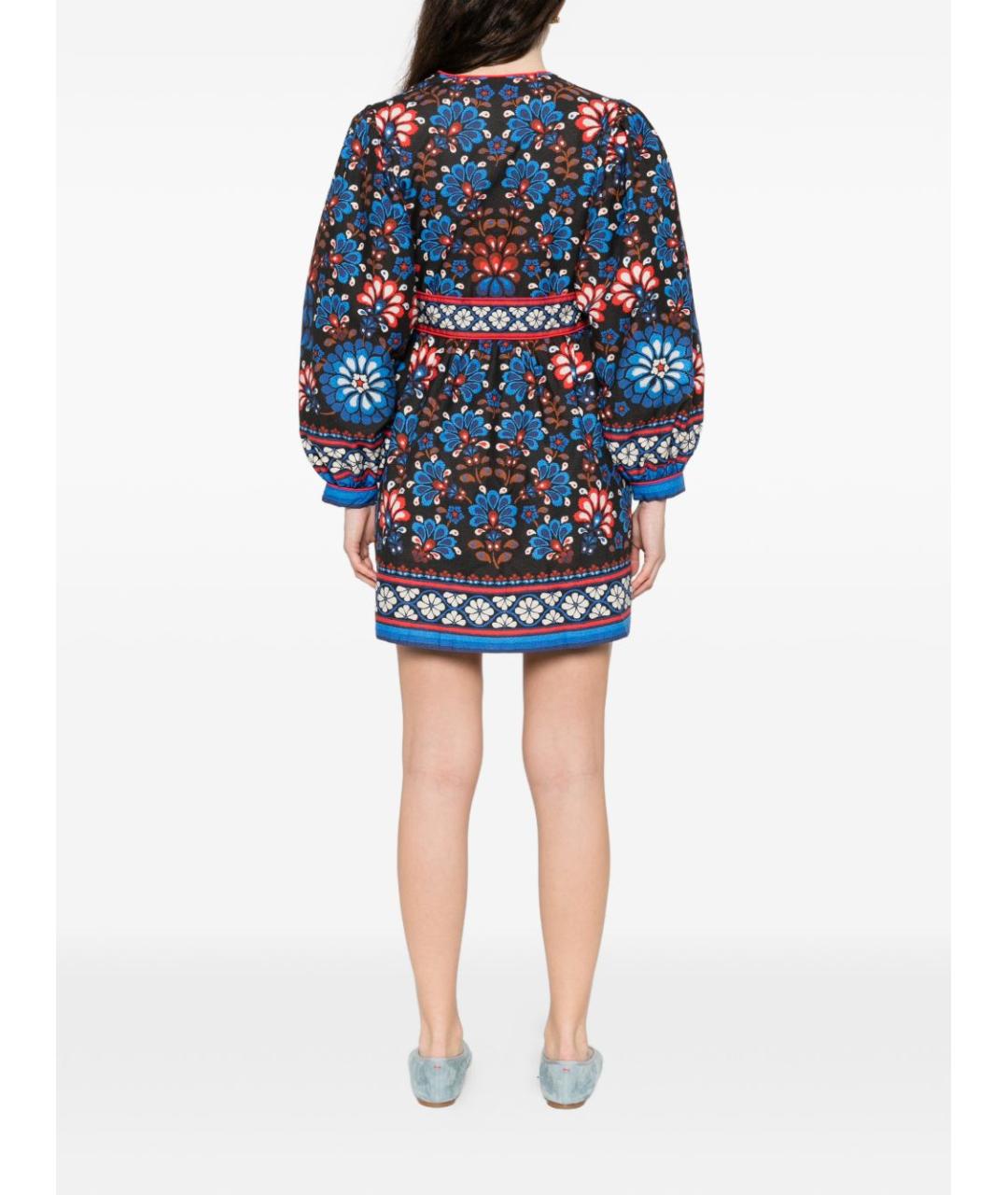 FARM RIO Мульти хлопковое повседневное платье, фото 2