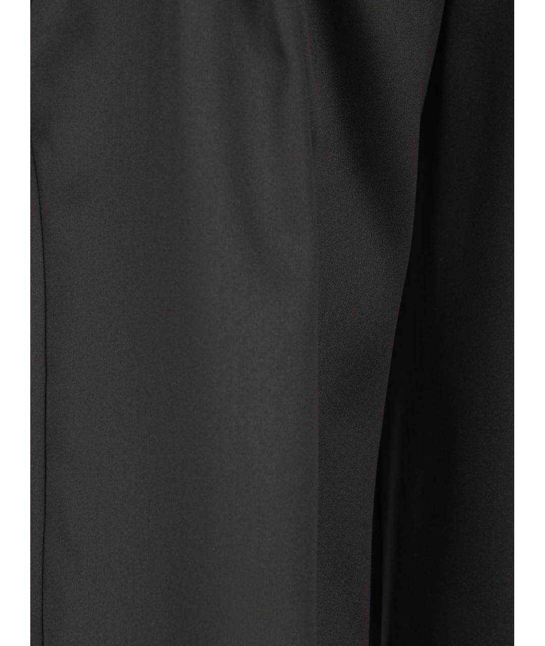 SAINT LAURENT Черные прямые брюки, фото 2