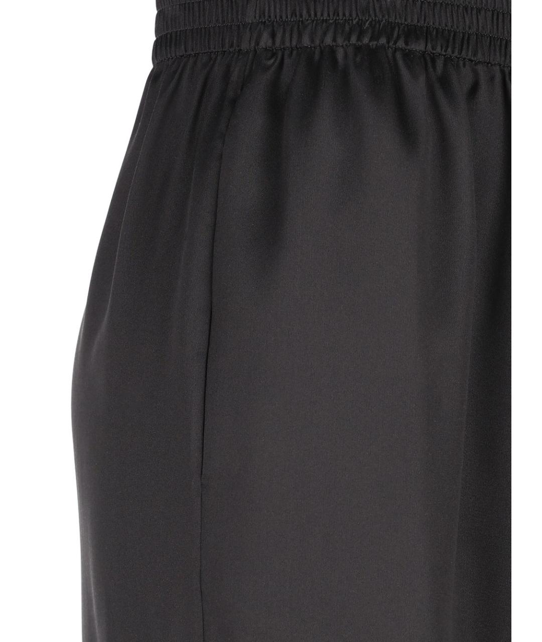 SAINT LAURENT Черные прямые брюки, фото 4