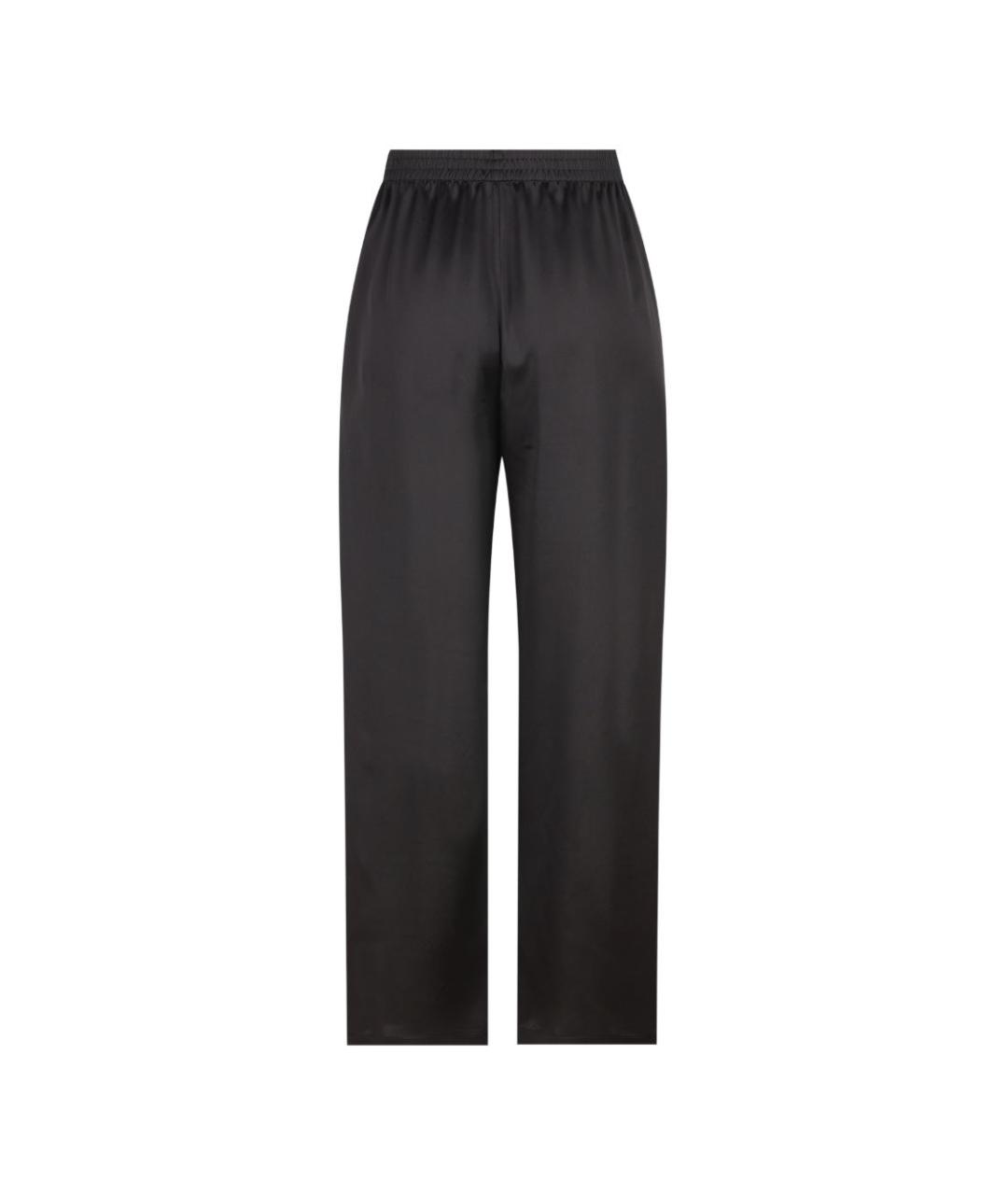 SAINT LAURENT Черные прямые брюки, фото 3