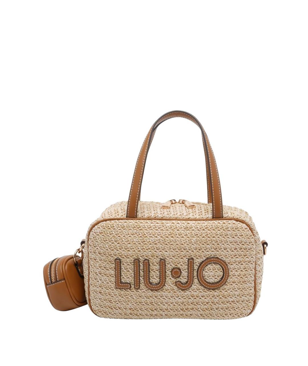 LIU JO Бежевая сумка через плечо, фото 4