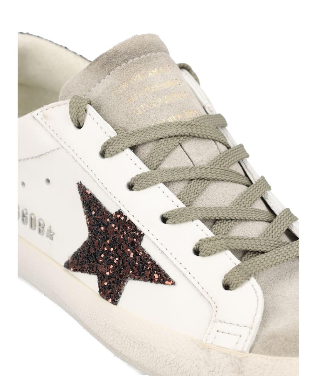 GOLDEN GOOSE DELUXE BRAND Мульти кожаные кеды, фото 4
