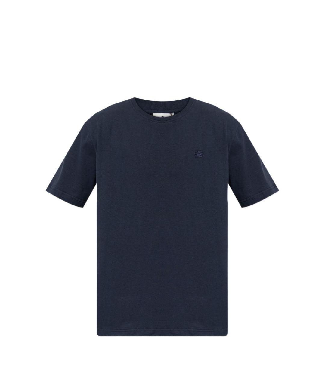 ETRO Синяя хлопковая футболка, фото 1