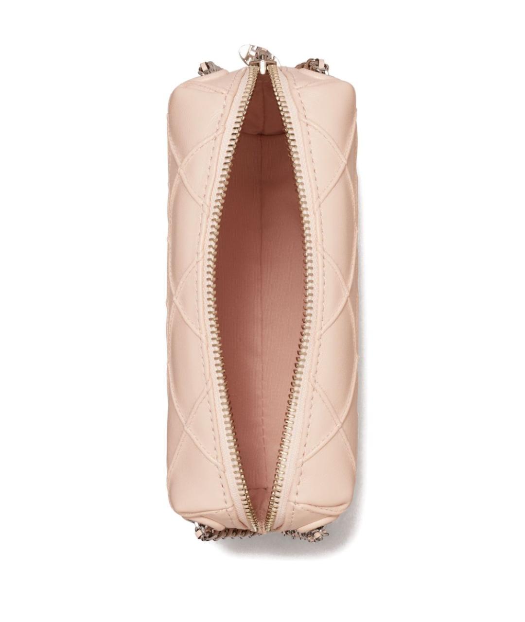 TORY BURCH Розовая кожаная сумка через плечо, фото 5