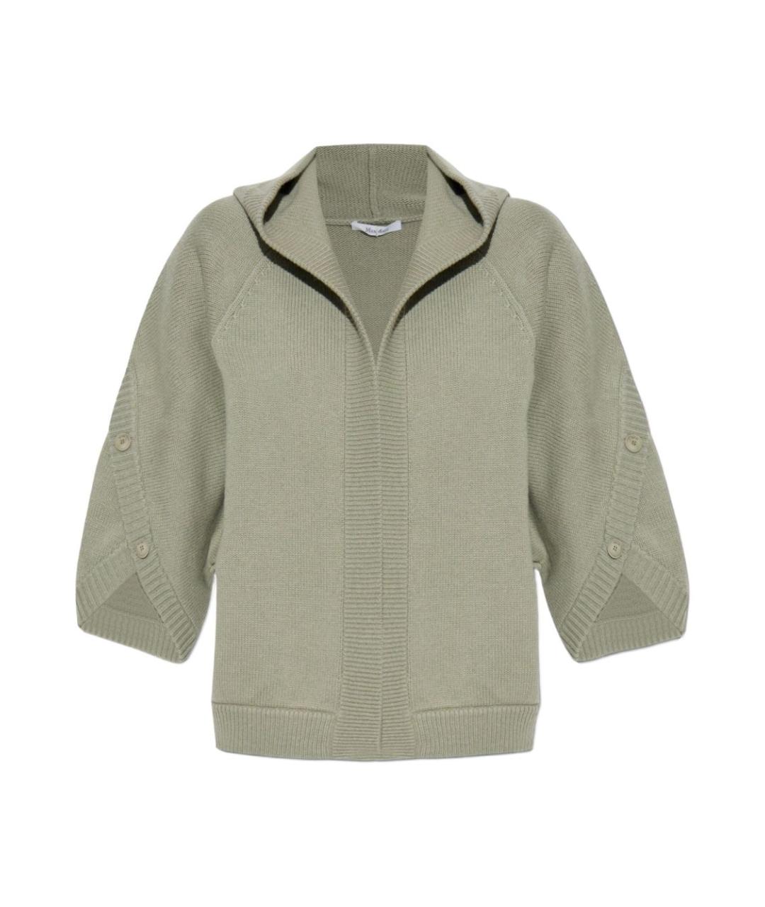 MAX MARA Зеленый кашемировый кардиган, фото 1