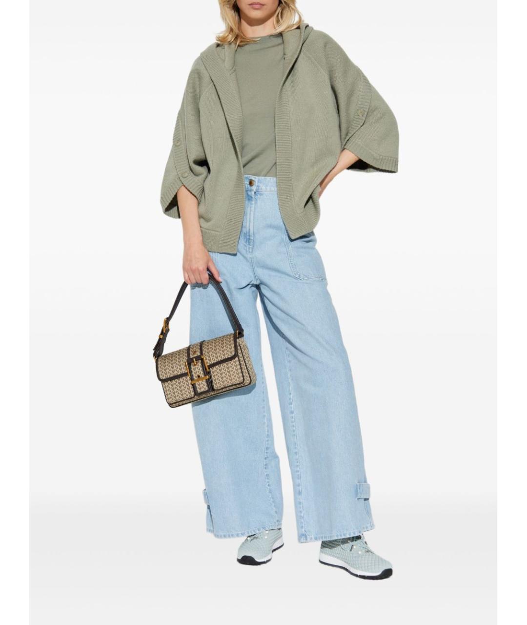 MAX MARA Зеленый кашемировый кардиган, фото 5