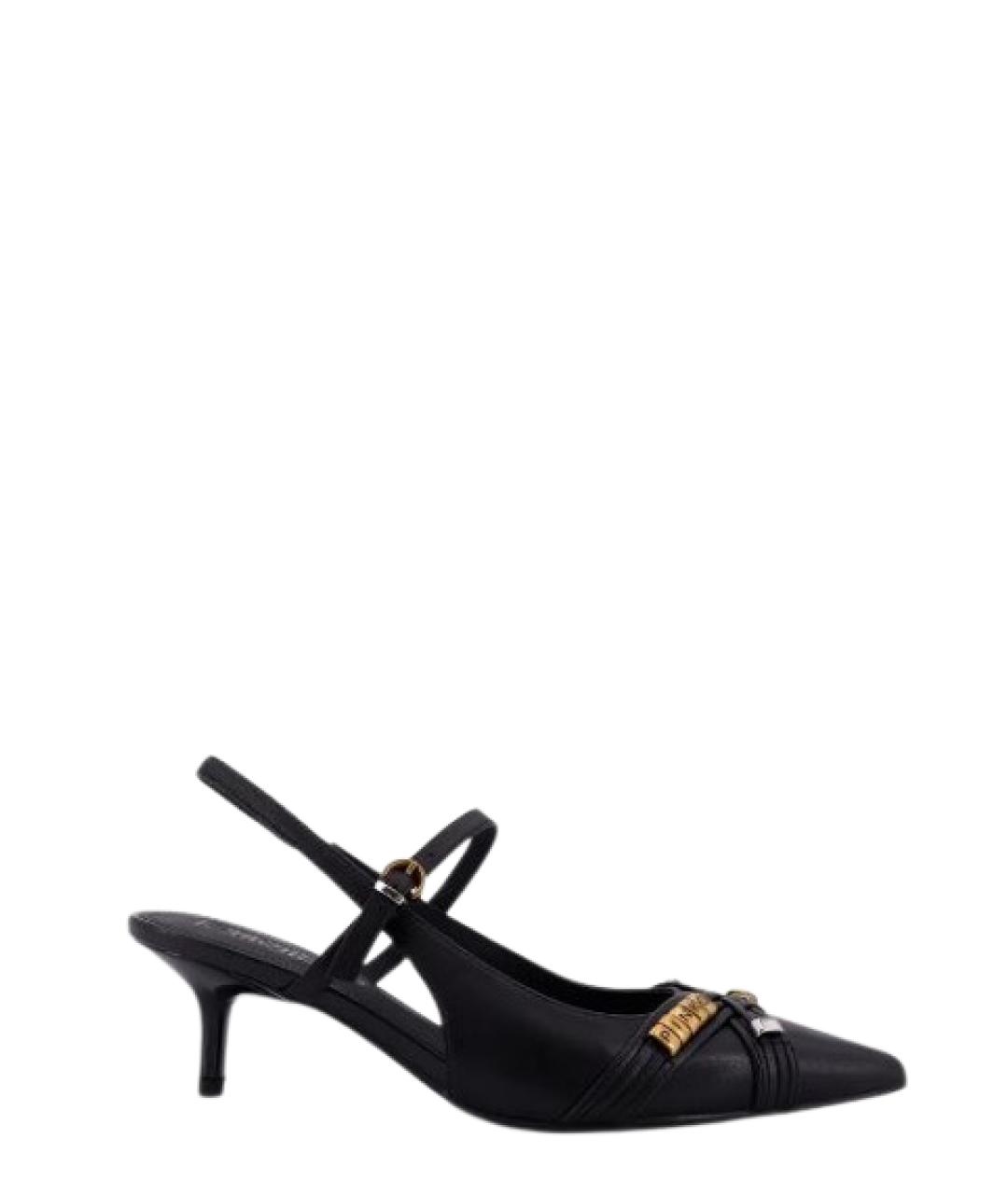 PINKO Черные кожаные туфли, фото 1
